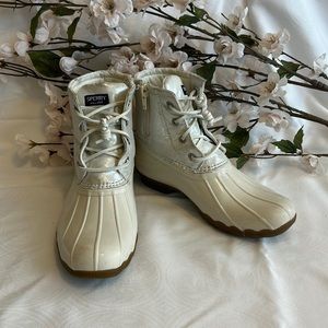 Girls Sperry Saltwater Duck Boots